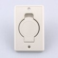 Central Vacuum Inlet Plain Almond
