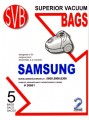 Samsung Vacuum Bags for 5800, 5900 and 6300 Series