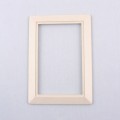 Central Vacuum Inlet Trim Plate Almond
