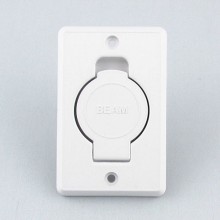 Beam toilet bowl style inlet valve in white.