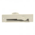 Kick lever in front to activate Vac Pan